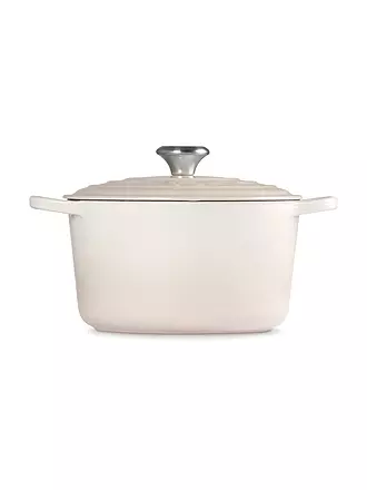 LE CREUSET | Bräter rund hoch SIGNATURE Sea Salt | creme