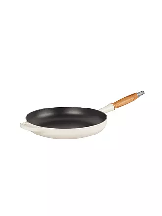 LE CREUSET | Bratpfanne Signature aus Gusseisen 28cm | creme