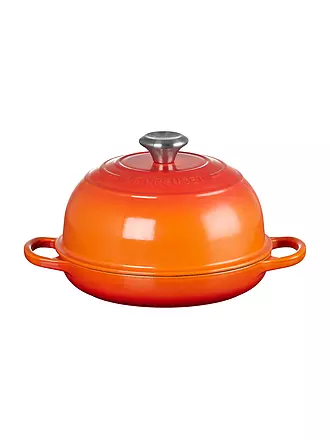 LE CREUSET | Brot Bräter aus Gusseisen 24cm/1,6l Ofenrot | schwarz