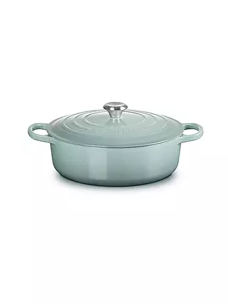 LE CREUSET | Gourmet-Bräter SIGNATURE 30cm Ofenrot | hellgrau