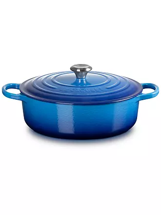 LE CREUSET | Gourmet-Bräter SIGNATURE 30cm Schwarz | blau
