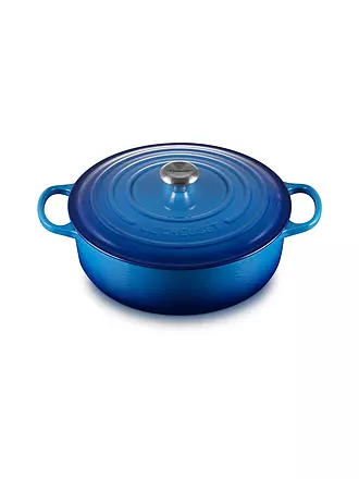 LE CREUSET | Gourmet-Bräter SIGNATURE 30cm Schwarz | blau