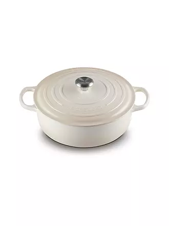 LE CREUSET | Gourmet-Bräter SIGNATURE 30cm Schwarz | creme