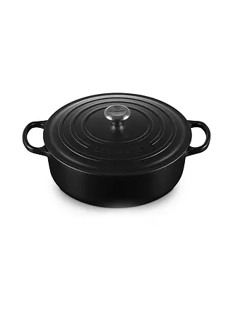 LE CREUSET | Gourmet-Bräter SIGNATURE 30cm Schwarz | hellgrau