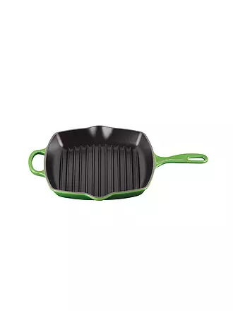 LE CREUSET | Grillpfanne quadratisch 26x26cm SIGNATURE Nectar | grün