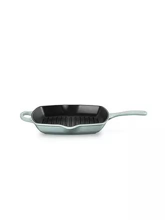 LE CREUSET | Grillpfanne quadratisch 26x26cm Signature Meringue | hellgrau