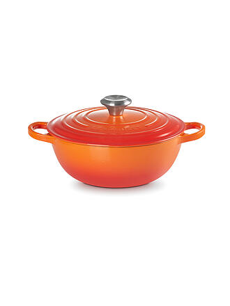 LE CREUSET | La Marmite - Familientopf Signature 24cm Meringue | orange