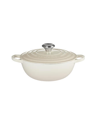 LE CREUSET | La Marmite - Familientopf Signature 24cm Meringue | rot