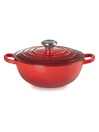 LE CREUSET | La Marmite - Familientopf Signature 24cm Ofenrot | rot