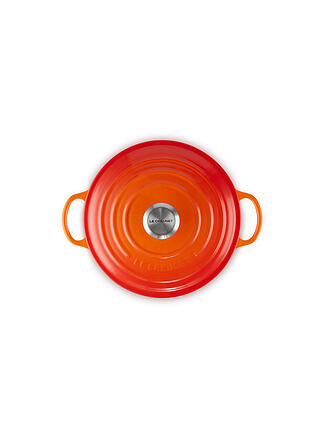 LE CREUSET | La Marmite - Familientopf Signature 24cm Ofenrot | rot