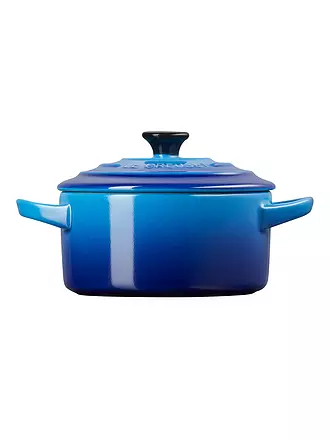 LE CREUSET | Mini-Cocotte POTERIE 10cm/0,2L Azure | dunkelrot