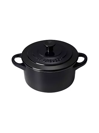 LE CREUSET | Mini-Cocotte Poterie 10cm/0,2L Bamboo Green | schwarz