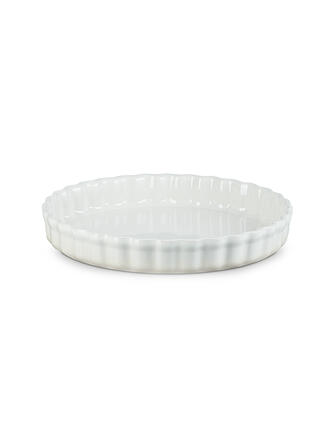 LE CREUSET | Tarteform 24cm POTERIE Ofenrot | creme