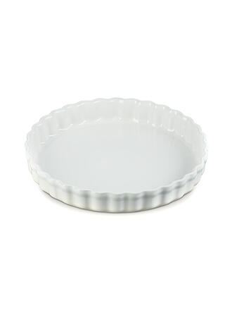 LE CREUSET | Tarteform 24cm POTERIE Ofenrot | creme