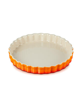 LE CREUSET | Tarteform 24cm POTERIE Ofenrot | creme