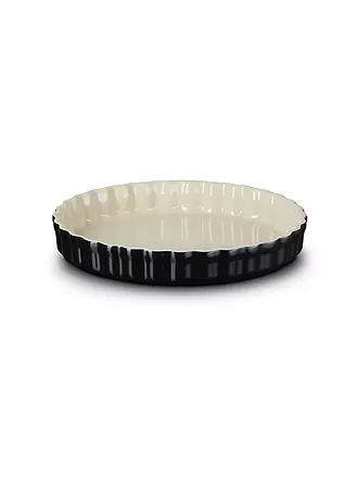 LE CREUSET | Tarteform 28cm/2,1l POTERIE Schwarz/Glanz | schwarz