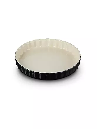 LE CREUSET | Tarteform 28cm/2,1l POTERIE Schwarz/Glanz | schwarz