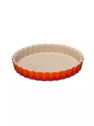 LE CREUSET | Tarteform Poterie 28cm Bamboo Green | orange