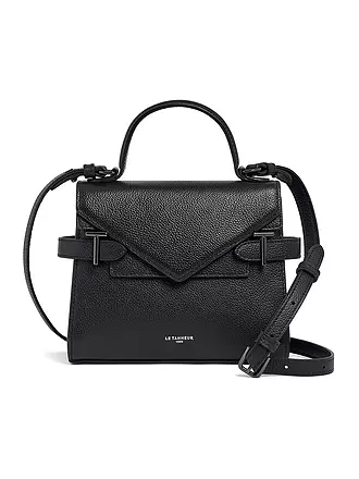LE TANNEUR | Ledertasche - Henkeltasche EMILIE Small | schwarz
