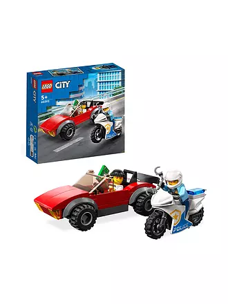 LEGO | City - Verfolgungsjagd mit dem Polizeimotorrad 60392 | keine Farbe