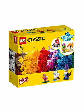 LEGO | Classic Kreativ-Bauset mit durchsichtigen Steinen 11013 | keine Farbe