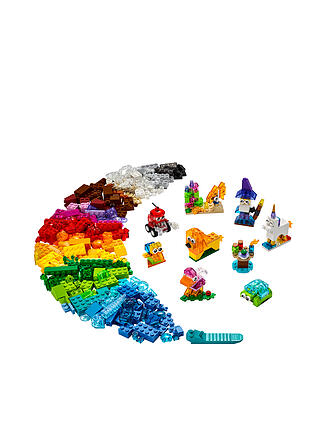 LEGO | Classic Kreativ-Bauset mit durchsichtigen Steinen 11013 | keine Farbe
