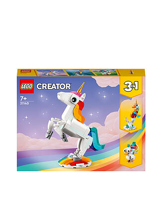 LEGO | Creator - 3in1 31140 Magisches Einhorn Spielzeug 31140 | keine Farbe