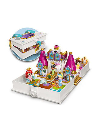 LEGO | Disney - Märchenbuch Abenteuer mit Arielle, Belle, Cinderella und Tiana 43193 | keine Farbe