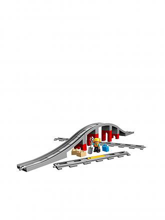 LEGO | Duplo - Eisenbahnbrücke und Schienen 10872 | keine Farbe