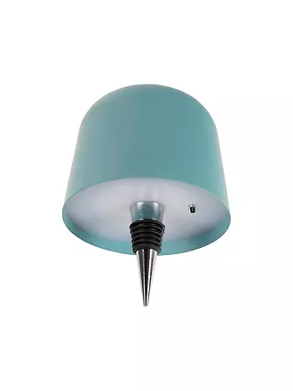 LEITMOTIV | LED Flaschenlampe CONE HAT Dark Mauve | hellblau