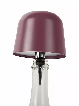 LEITMOTIV | LED Flaschenlampe CONE HAT Dark Mauve | beere