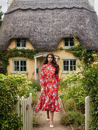 LENA HOSCHEK | Hemdblusenkleid HOPELESS ROAMNTIC | rot