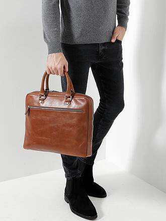 LEONHARD HEYDEN | Ledertasche - Aktentasche 