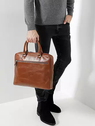 LEONHARD HEYDEN | Ledertasche - Aktentasche 