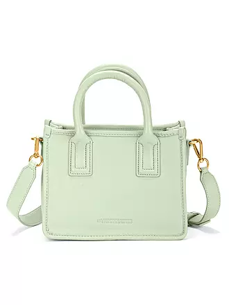 LES VISIONNAIRES | Ledertasche - Tote Bag LENI SILKY Small | mint