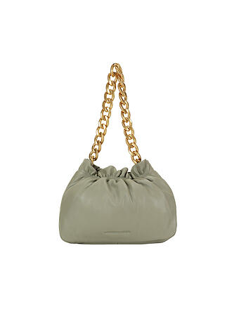 LES VISIONNAIRES | Ledertasche - Umhängetasche CAMILLE SILKY | olive