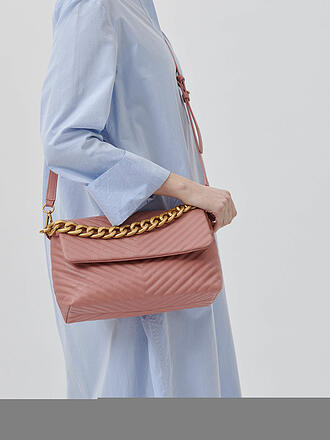 LES VISIONNAIRES | Ledertasche - Umhängetasche Coco | rosa