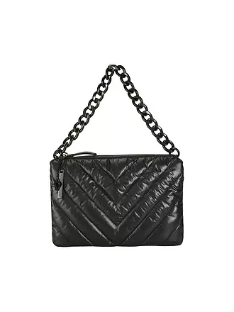 LES VISIONNAIRES | Ledertasche - Umhängetasche VERA QUILTING | schwarz