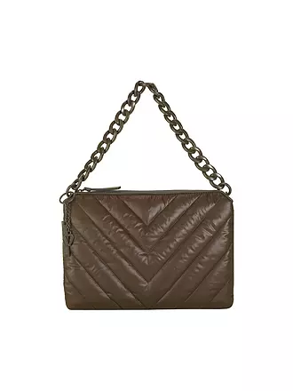 LES VISIONNAIRES | Ledertasche - Umhängetasche VERA QUILTING | schwarz