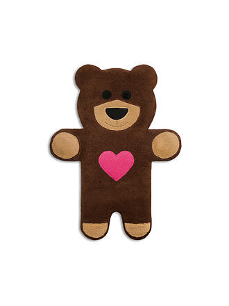 LESCHI | Wärmekissen - Der Bär Teddy mit Herz 35x26x4cm Schokolade | braun