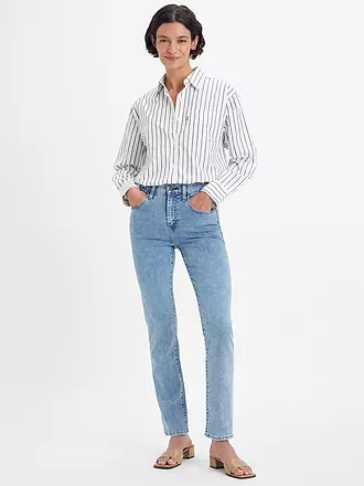 LEVI'S® | Highwaist Jeans Straight Fit 724 | dunkelblau