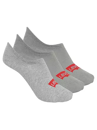 LEVI'S® | Sneaker Socken 3er Pkg middle grey melange | schwarz