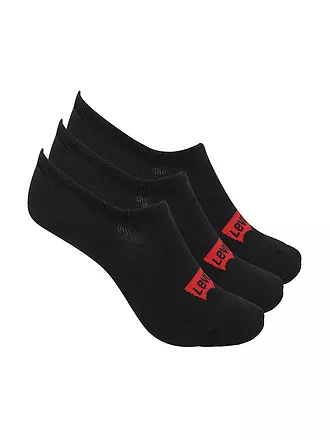 LEVI'S® | Sneaker Socken 3er Pkg middle grey melange | schwarz