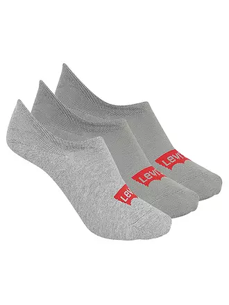 LEVI'S® | Sneaker Socken 3er Pkg white | hellgrau