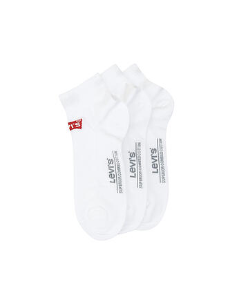 LEVI'S® | Sneaker Socken 3er Pkg. Batwing white | hellgrau