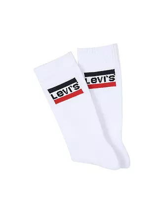 LEVI'S® | Socken 2er Pkg white / white | weiss