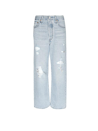 LEVI'S | Highwaist Jeans Straight Fit 7/8 RIBCAGE STRAIGHT | hellblau