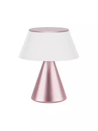 LEXON | LED Lampe LUMA M 10,8cm Alu Finish | rosa