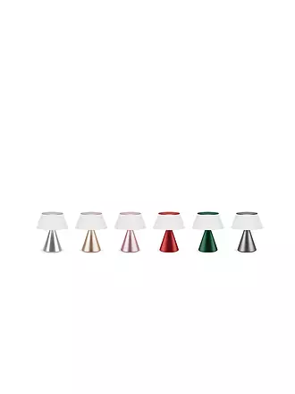 LEXON | LED Lampe LUMA M 10,8cm Dark Green | dunkelrot