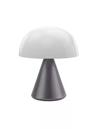 LEXON | LED Lampe MINA L 17cm Dark Red | grau